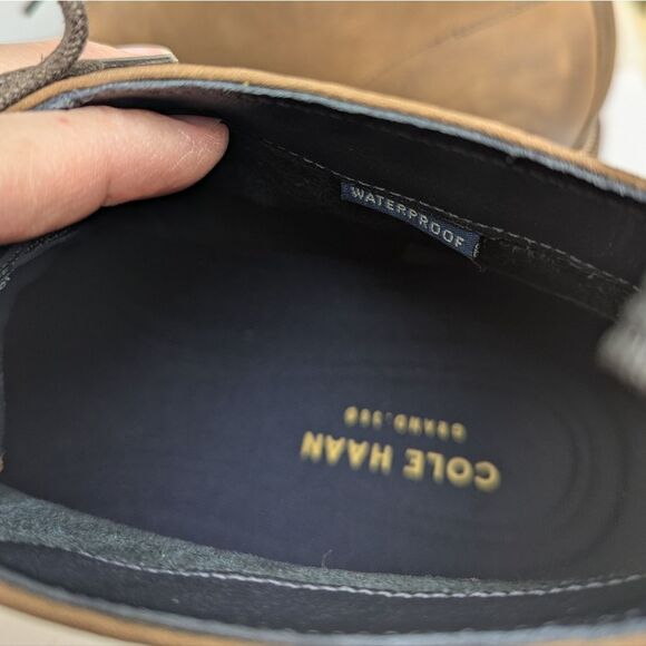 Cole Haan Wagner Apron Brown Leather Distressed Chukka Ankle Boots Mens 13 NWOB - Picture 8 of 8